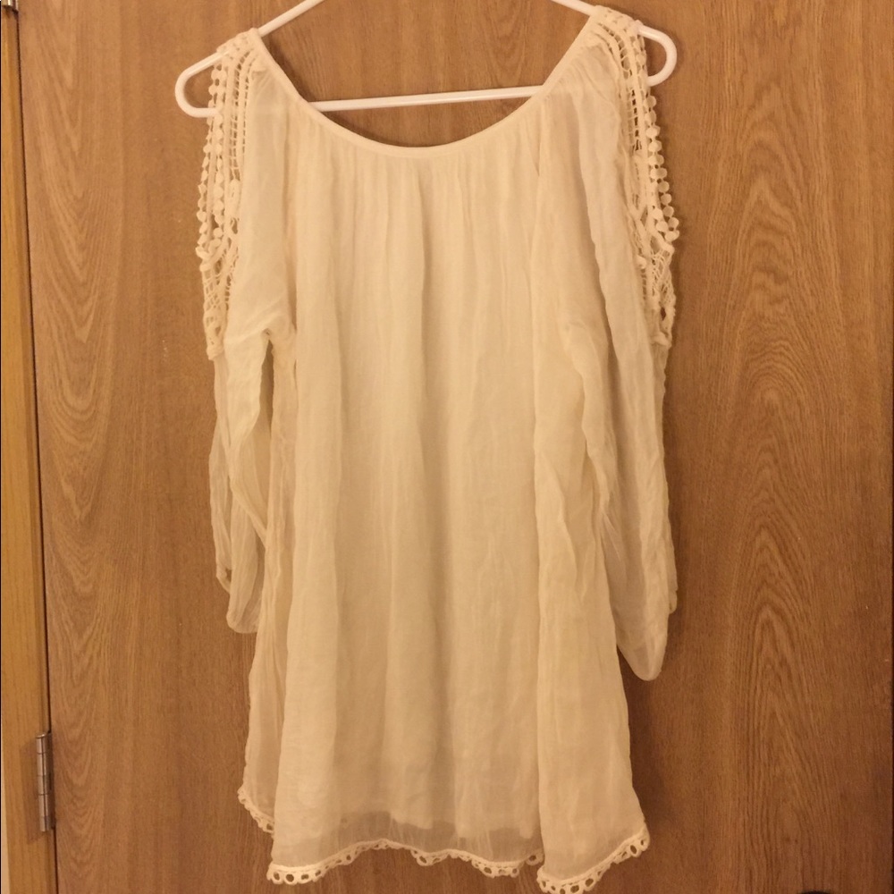 Silk boho tunic